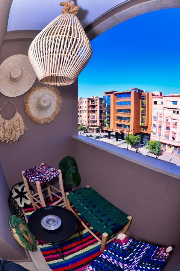 Appartement De Prestige Climatise A L'Hivernage 400M De La Gare Marrakesh Luaran gambar